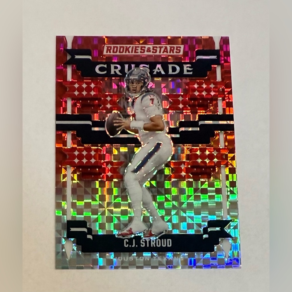 2024 Panini Rookies & Stars Crusade Card - Red and Silver CJ. Stroud # C-CSD - Picture 3 of 8